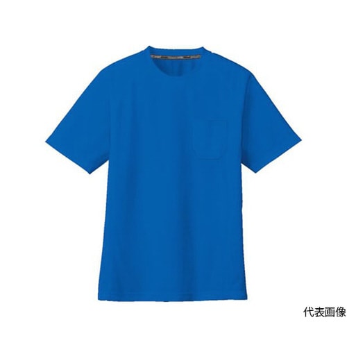 AS657−6−SS 半袖Tシャツ 青