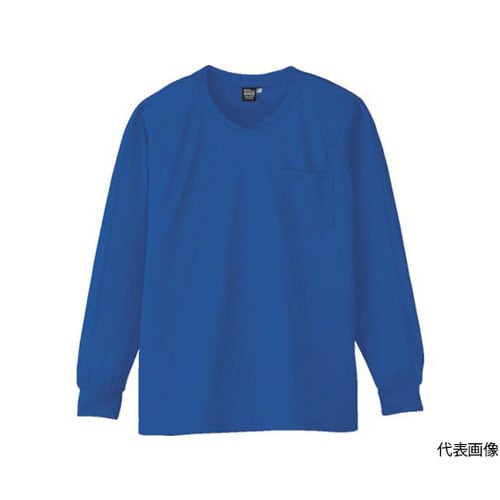 A−668−6−S 長袖VネックTシャツ