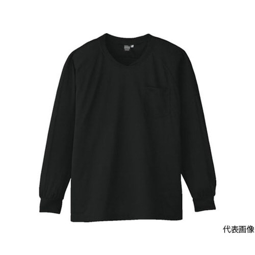 A−668−134L長袖VネックTシャツ