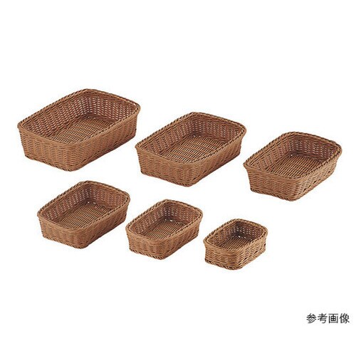 196025角型バスケット27型ブラウン