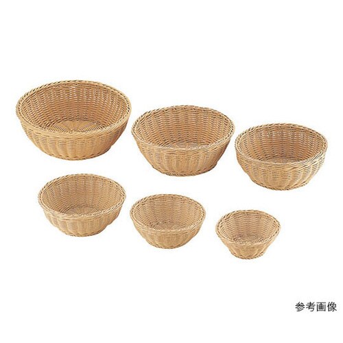 196040丸型バスケット21型アイボリ