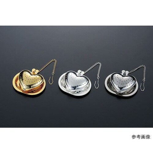 ティーストレーナー ハート ゴールド 063101