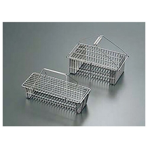 18−8スプーン消毒カゴ 大 088060
