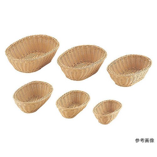 196050小判型バスケット15アイボリ