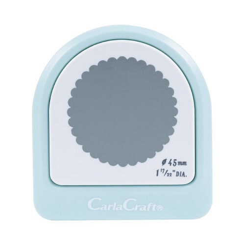 メガジャンボクラフトパンチ スカロップ45mm