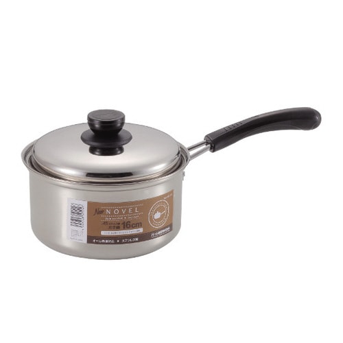 HB−114 ステンレス片手鍋16cm