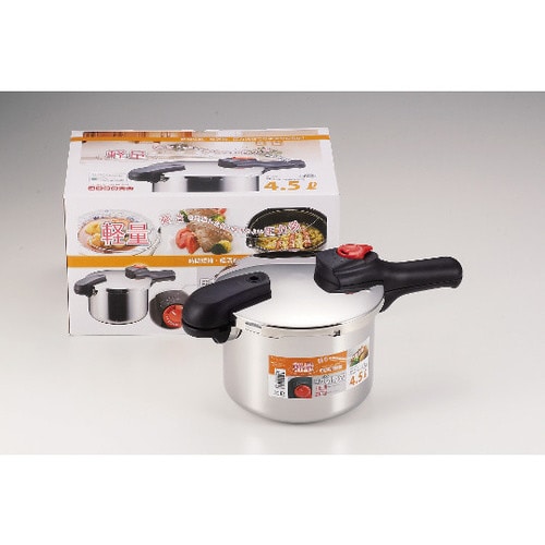 H−5436圧力切替式片手圧力鍋4.5L