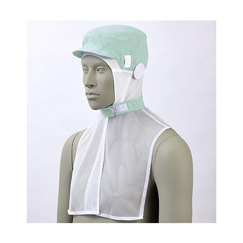 頭巾帽子 兼用 グリーン M 9−1513