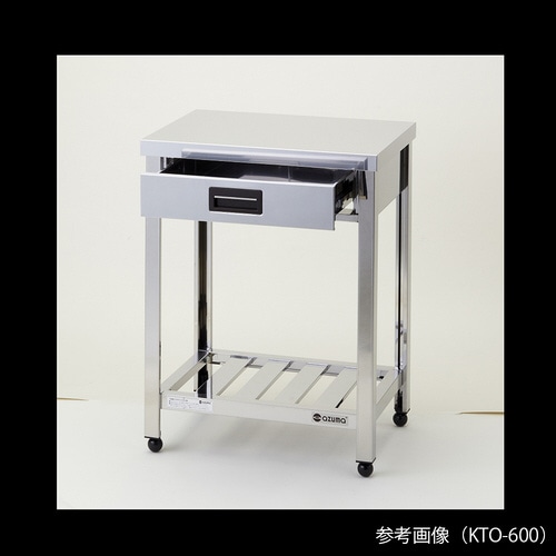 片面引出し付作業台 スノコ板付 600×