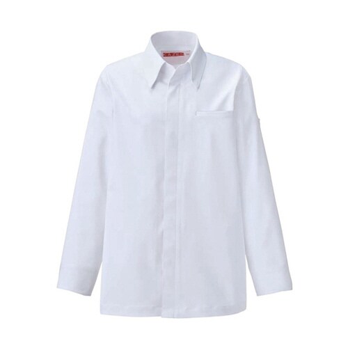 衿付きコックコート ホワイト 4L 61