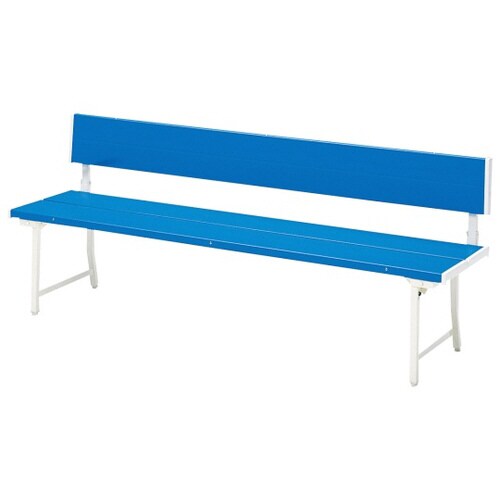 折り畳みカラーベンチ(背付) FB−1B