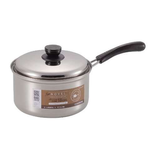 HB−115 ステンレス片手鍋18cm