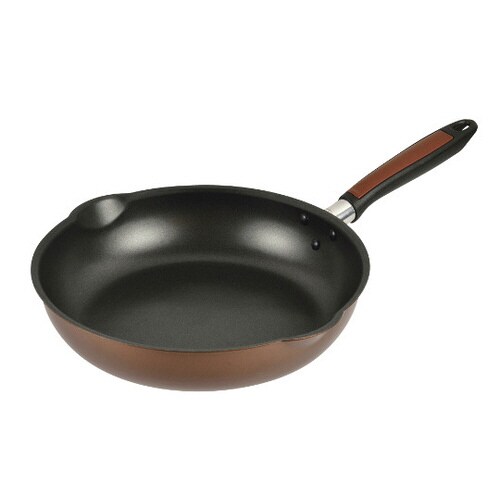 軽わざパン ふっ素加工IH対応両口深型フ