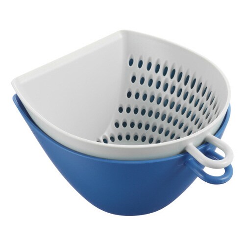 チリトリ ザルボウル Sブルー MZ−3507