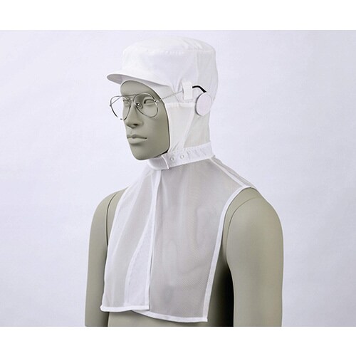 頭巾帽子 兼用 白 L 9−1511