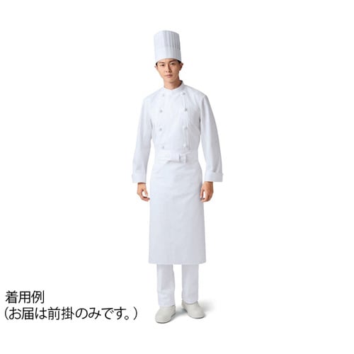 調理前掛(2枚) 白 M 490−50 M