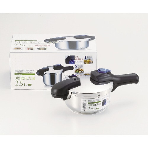 クイックエコ 3層底切り替え式圧力鍋 2