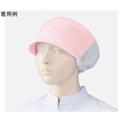 482−43フリーメッシュ帽子ピンク2枚