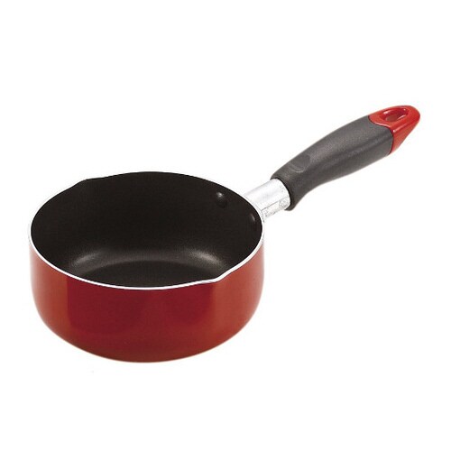 コンパクト ふっ素加工両口付鍋 14cm