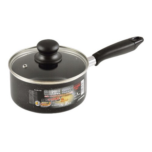 HB2722IH対応ガラス蓋付片手鍋16