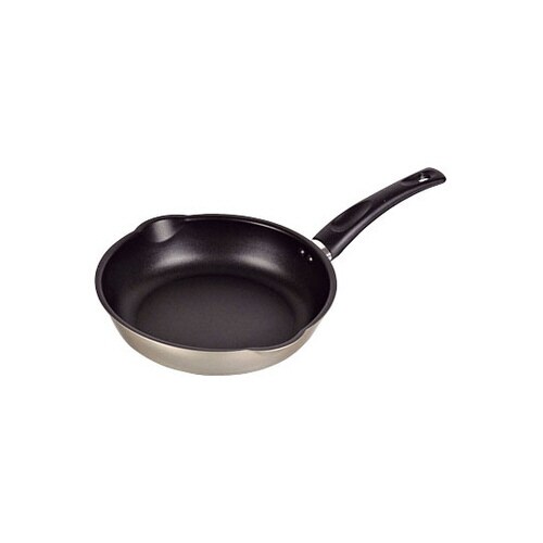 軽わざパン ふっ素加工両口深型フライパン