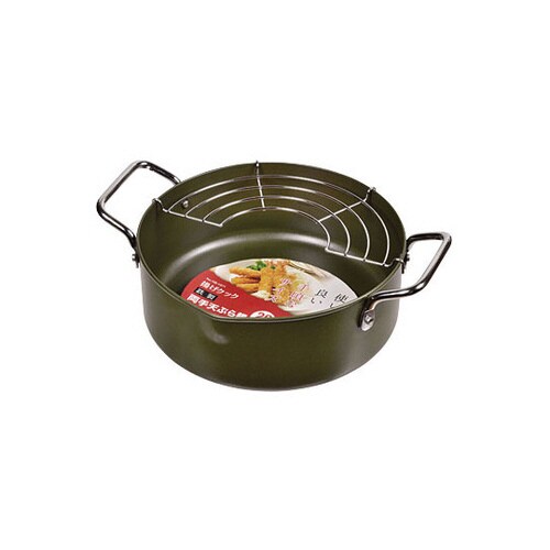 揚げクック 鉄製両手天ぷら鍋 20cm