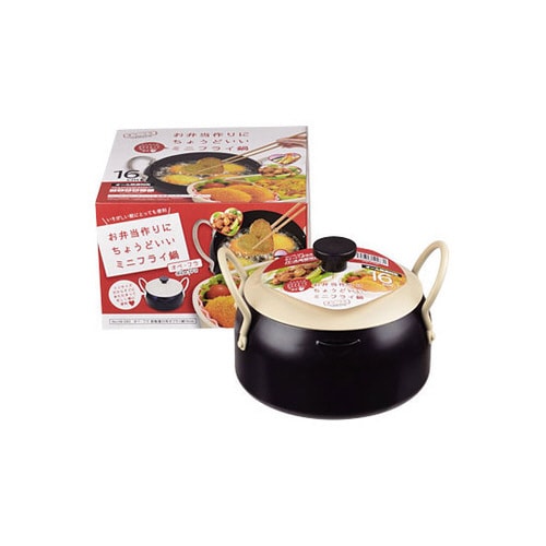 オベ・フラ お弁当用鉄製蓋付両手フライ鍋