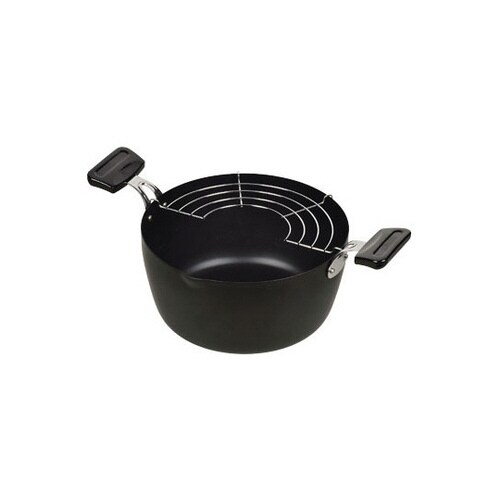 NEW楽天家 鉄製深型天ぷら鍋 22cm