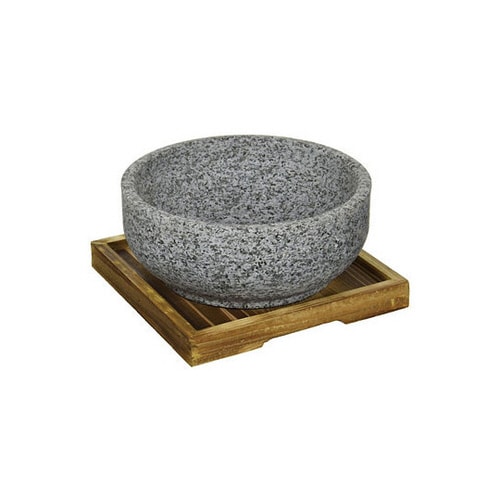 韓国式石焼きビビンバ鍋 18cm(置台付