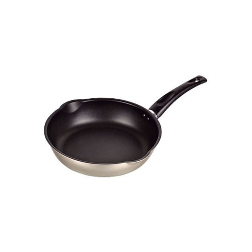 軽わざパン ふっ素加工両口深型フライパン