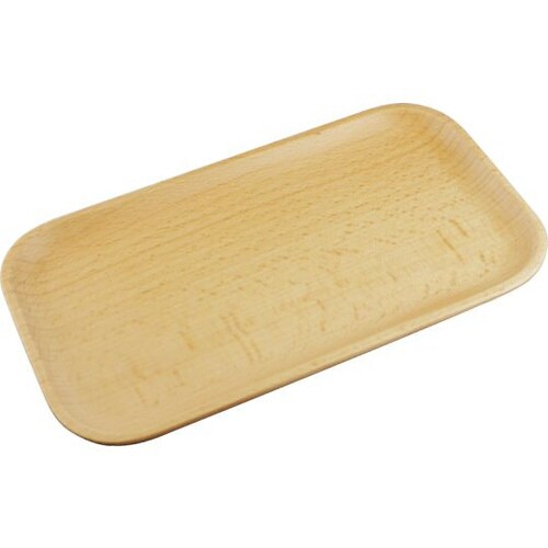 ブナ 長角プレート 18 浅 V−057