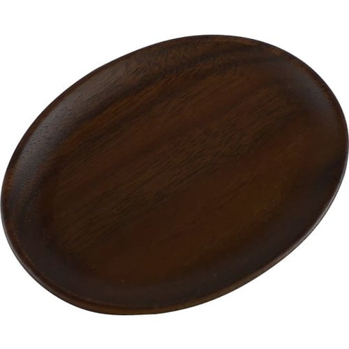 ウォルナット まめ皿 オーバル V−077