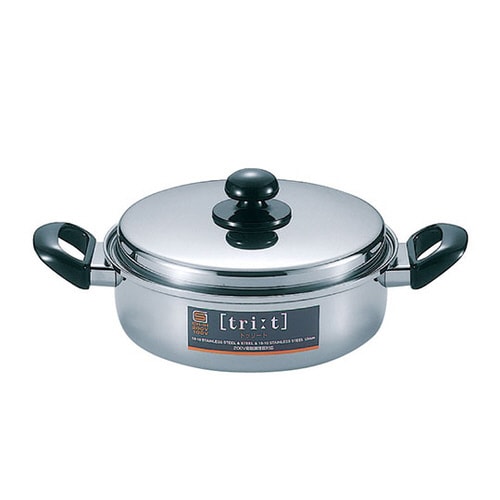 トゥリート浅型両手鍋 24cm 014304