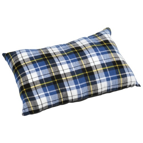 洗えるキャンピングピロー ネイビーチェッ