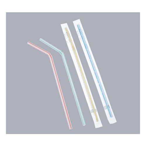まがるストロー(500本入)OPP透明袋