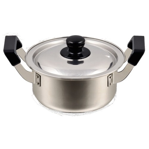 NEWだんらん ステンレス製両手鍋 18