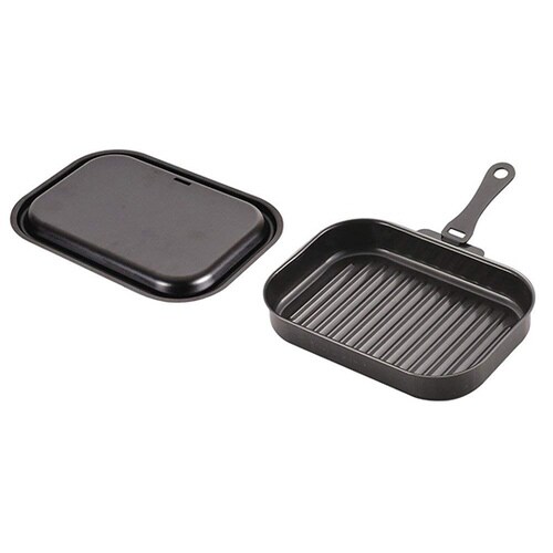 HB−3994 ハンドル付角型グリルパン