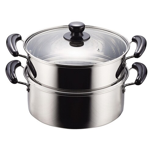 NEWだんらん ステンレス製ガラス蓋付2