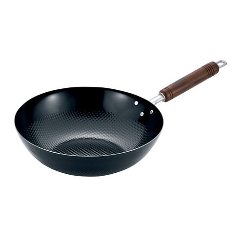 鉄エンボス北京鍋 24cm 001321