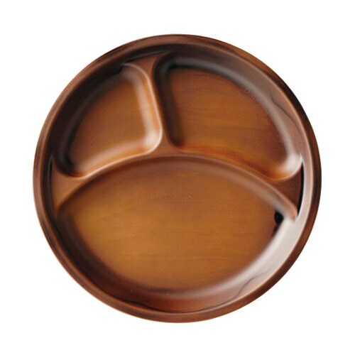 6224160耐熱ロコモコプレート刷毛目