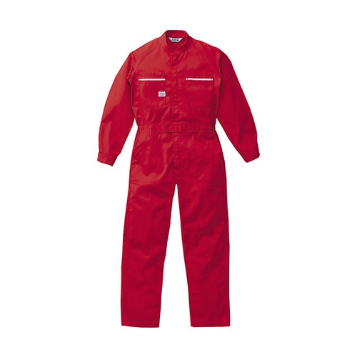 つなぎ服 赤 L 1−6800−RE−L
