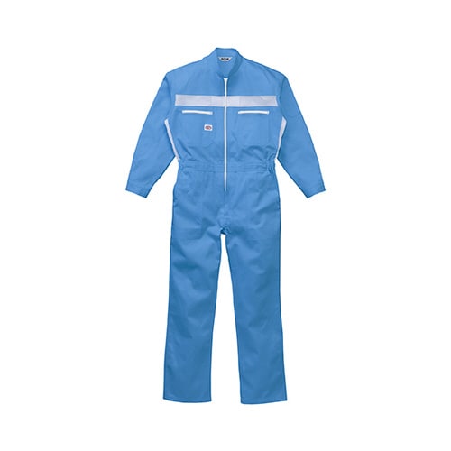 つなぎ服 スカイブルー L 1−1130−SB−L