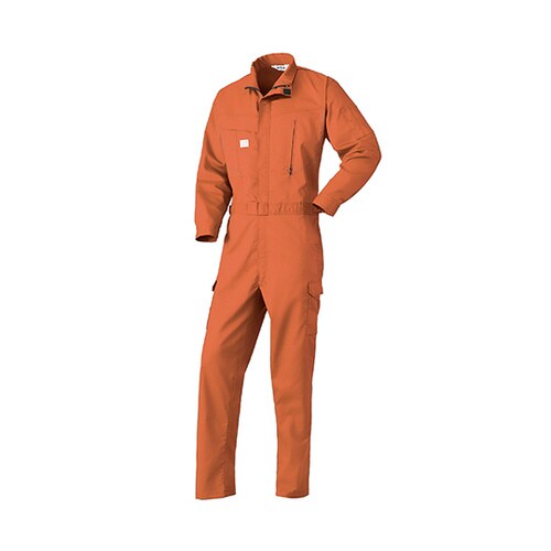 つなぎ服 オレンジ 3L 1−2855−OR−3L