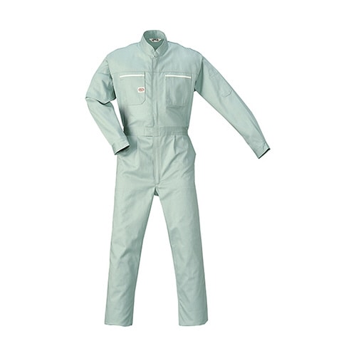 防縮つなぎ服 アースグリーン LL 1−