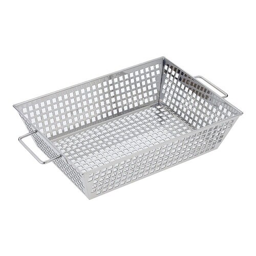 UK 18−8パンチング角ざる 手付き