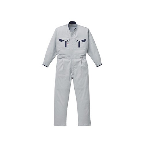 つなぎ服 シルバーグレー LL 1−84