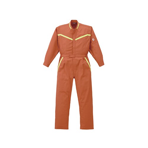 反射型つなぎ服 オレンジ 3L 12−2