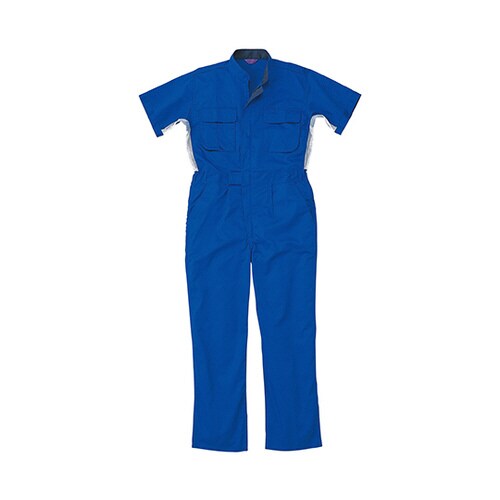 半袖つなぎ服 マリンブルー M 15−5