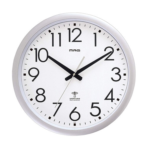 マグ電波掛時計 W−462SM
