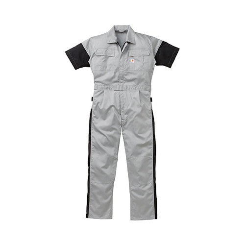 半袖つなぎ服 グレー 4L 12−257